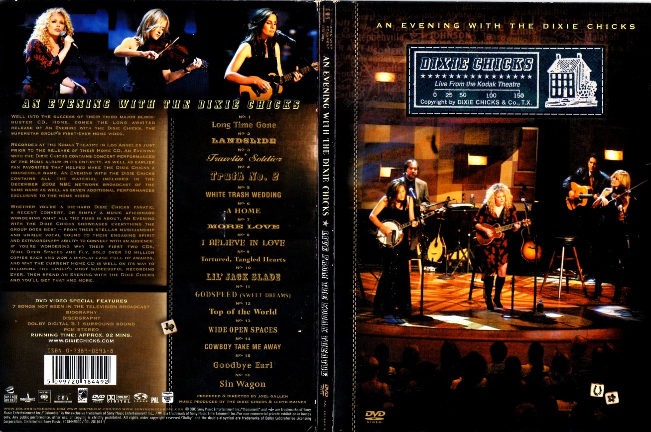 (未使用･未開封品)Evening With the Dixie Chicks [DVD] Amazon.com: An Evening with the Dixie Chicks : Dixie Chicks